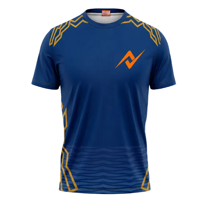 Mumbai inspired custom athletic round neck sports jersey front design