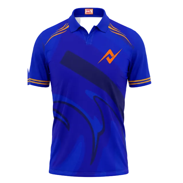 Mumbai inspired premium polo cricket sportswear front design