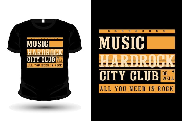 Next Print Music hard rock typography t shirt .