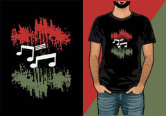 Next Print Music Inspired t-shirt.