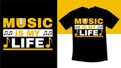 Next Print music is my life unique and best typography tshirt .