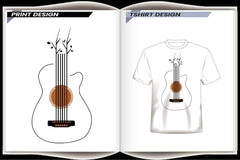 music poster guitar t shirt