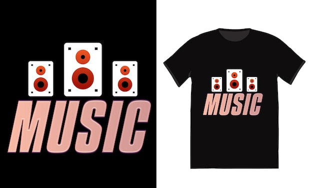 Music t shirt design