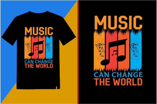 music t shirt design