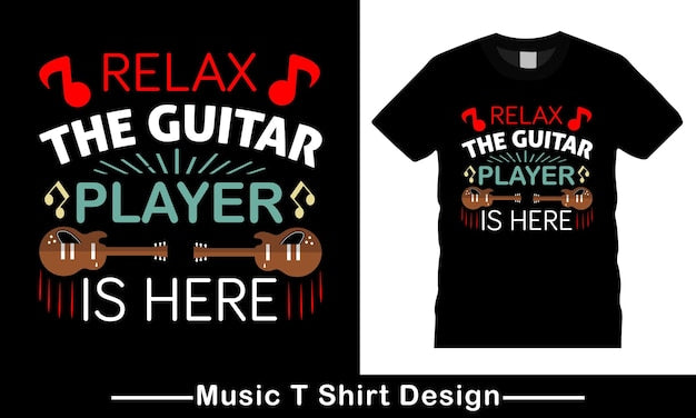 Music tshirt design template.