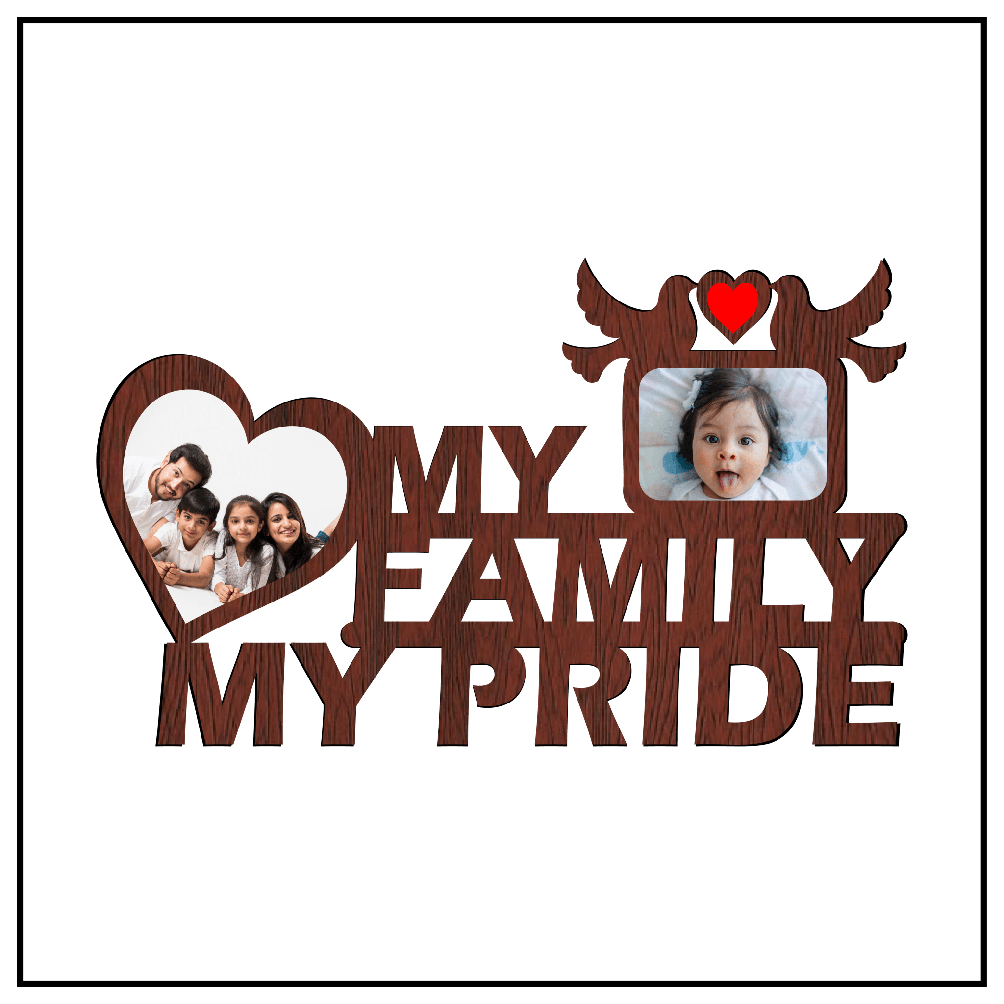 My Family My Pride Wall Frame - Next Print