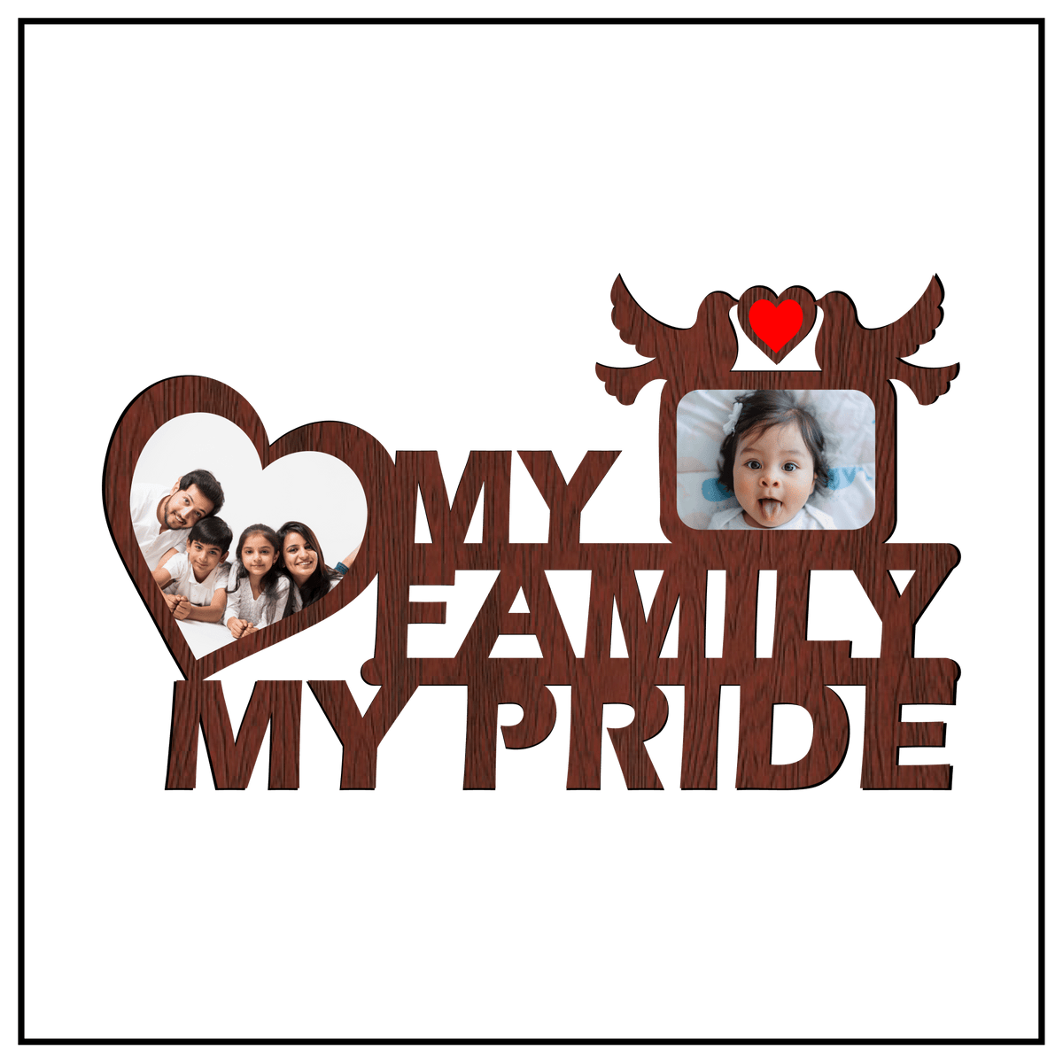 My Family My Pride Wall Frame - Next Print