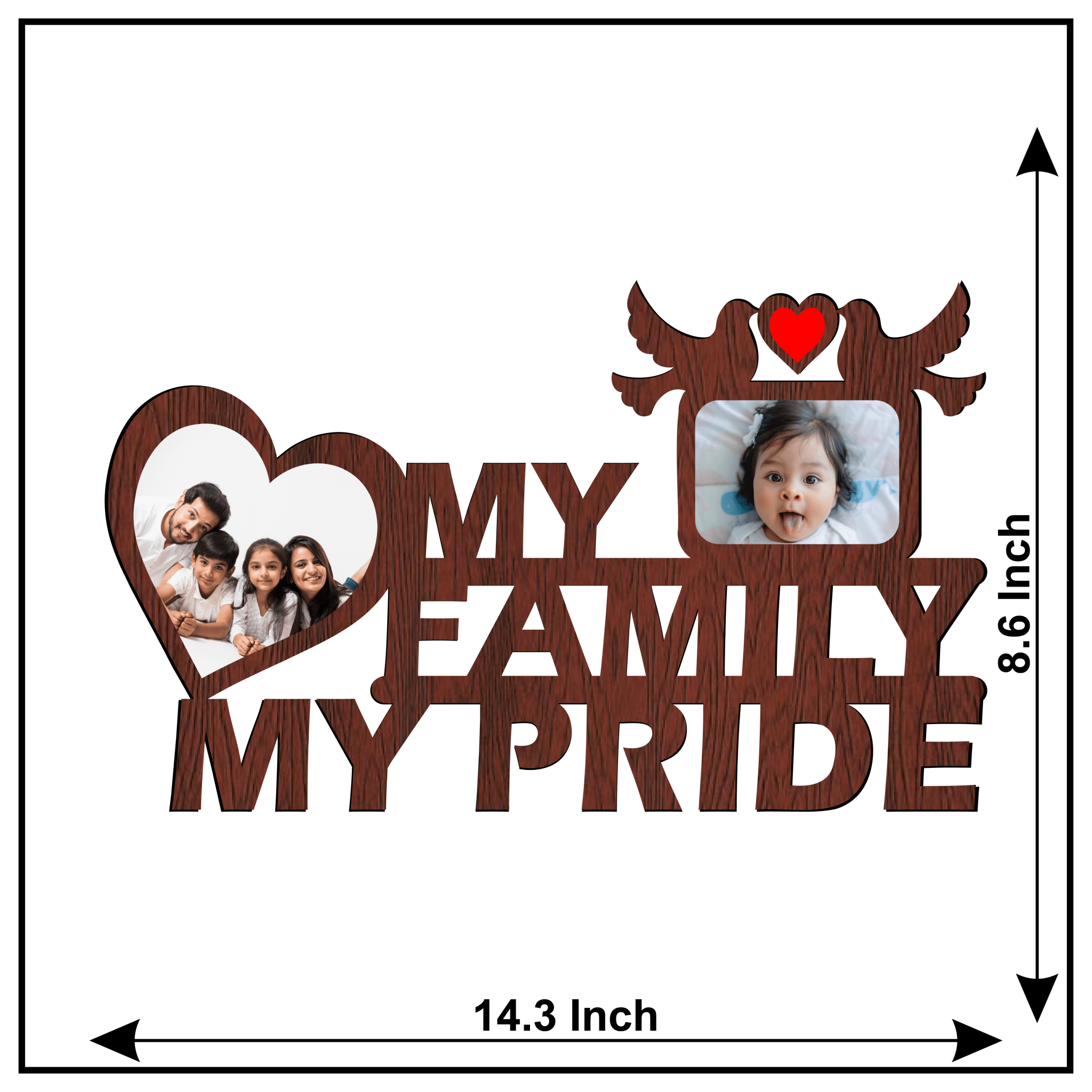 My Family My Pride Wall Frame - Next Print