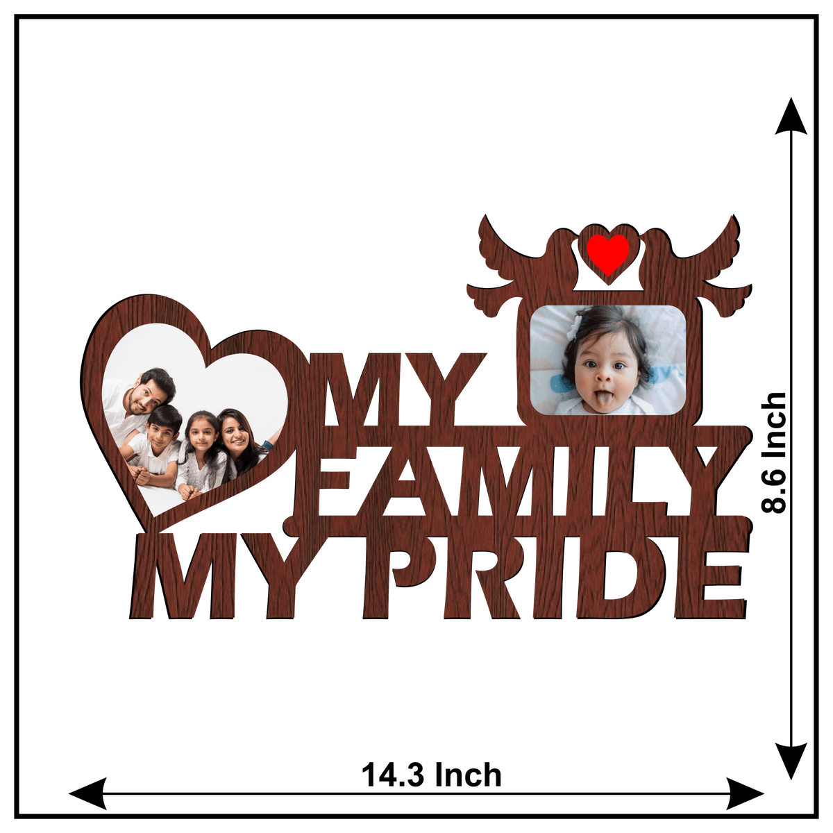 My Family My Pride Wall Frame - Next Print