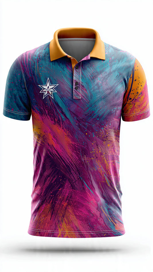 Next Print Cricket Cricket Jersey with Collar Custom Designsports jersey pole  t- shirt / All over printed jersey / mem and women