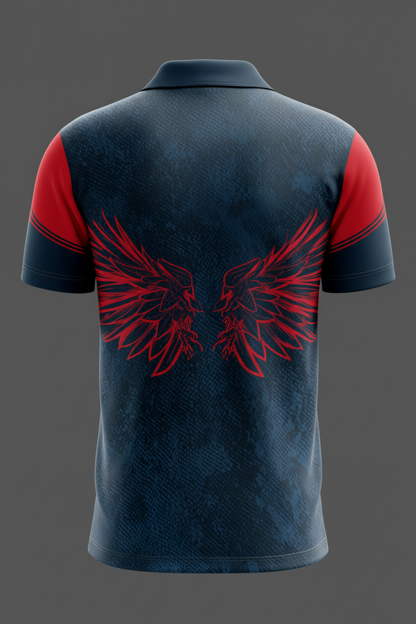 Next Print Cricket Premium Sublimation Cricket Jerseysport jersey pole neck t- shirt /All over printed / men and women