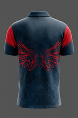 Next Print Cricket Premium Sublimation Cricket Jerseysport jersey pole neck t- shirt /All over printed / men and women