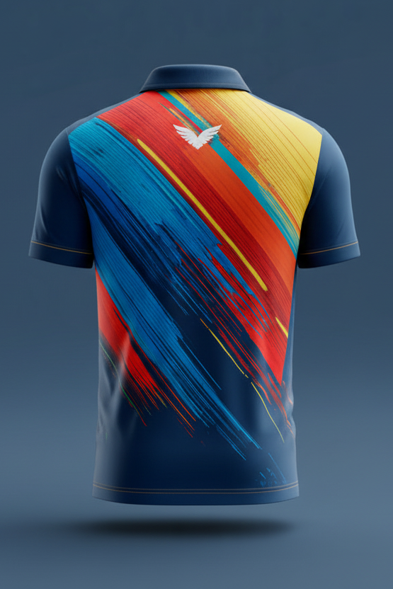 Next Print Cricaket Sports Polo T-shirt / All Over Priented Jersey / Men And Women.