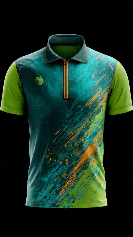 Next Print Cricket sports jersey pole  t- shirt / All over printed jersey / mem and women