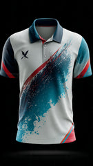 Next Print Cricket Premium Sublimation Cricket Jerseysport jersey pole neck t-shirt /All over printed / men and women