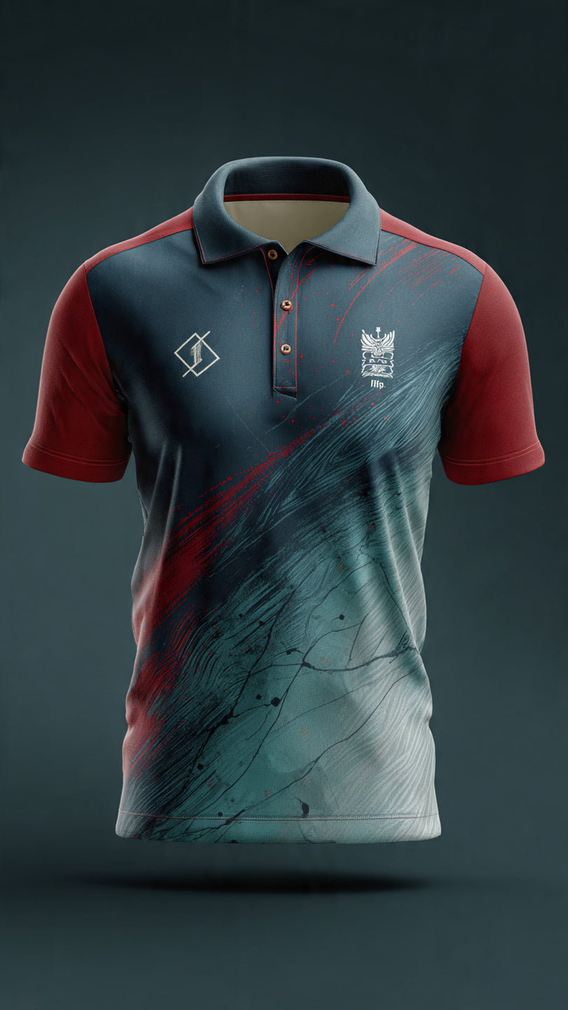 Next Print Cricket Cricket Jersey with Collar Custom Design sport jersey pole neck t - shirt /All over printed / men and women