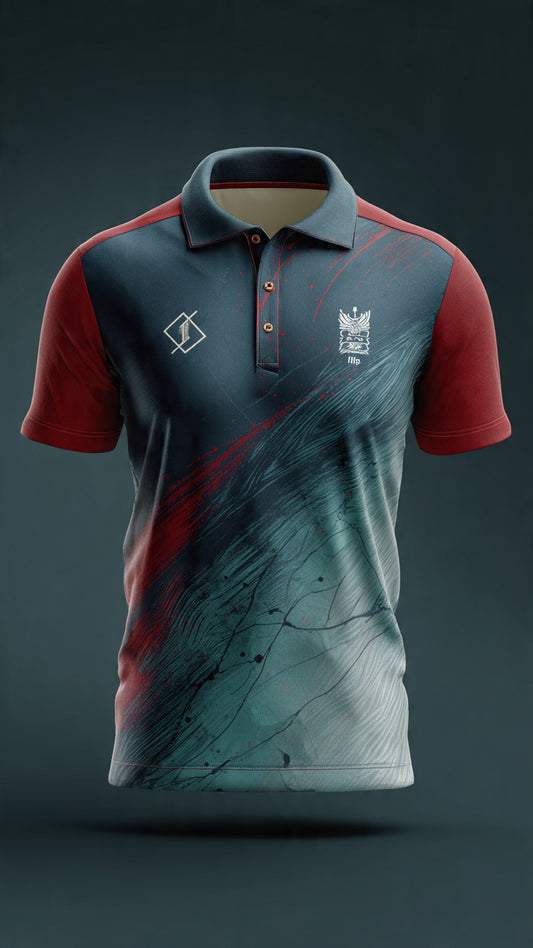 Next Print Cricket Cricket Jersey with Collar Custom Design sport jersey pole neck t - shirt /All over printed / men and women