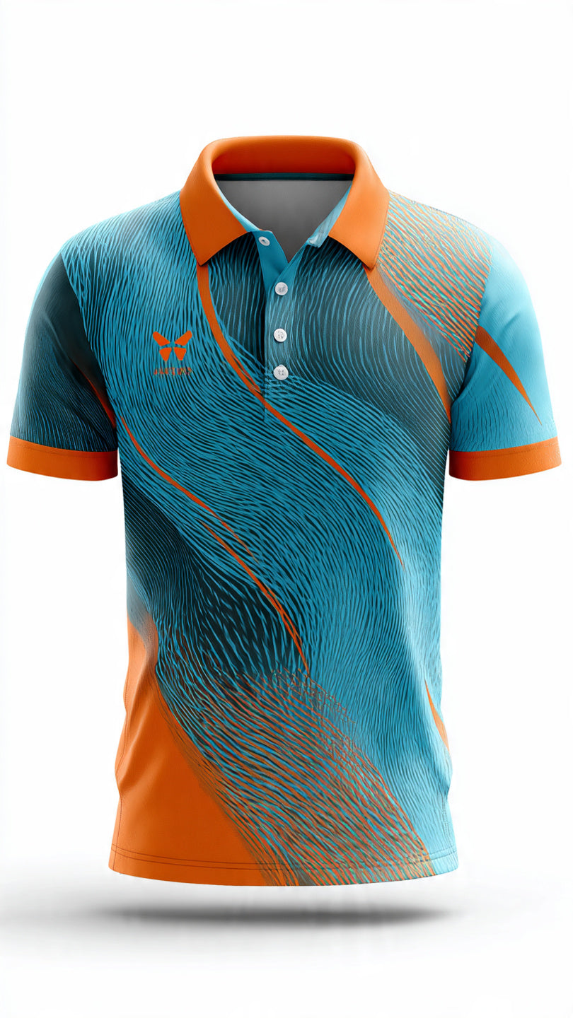 Next Print Cricket Affordable Sports Jersey Online India Sports Polo T-shirt / All Over Printed Jersey / Men And Women.  NPP00K3