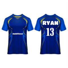 NEXT PRINT All Over Printed Customized Sublimation T-Shirt Unisex Sports Jersey Player Name & Number, Team Name . 1452392942 - Next Print