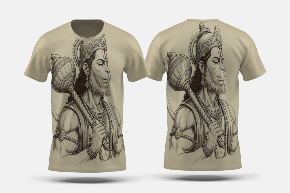 Next Print Anjaneya Printed t-shirt - Next Print