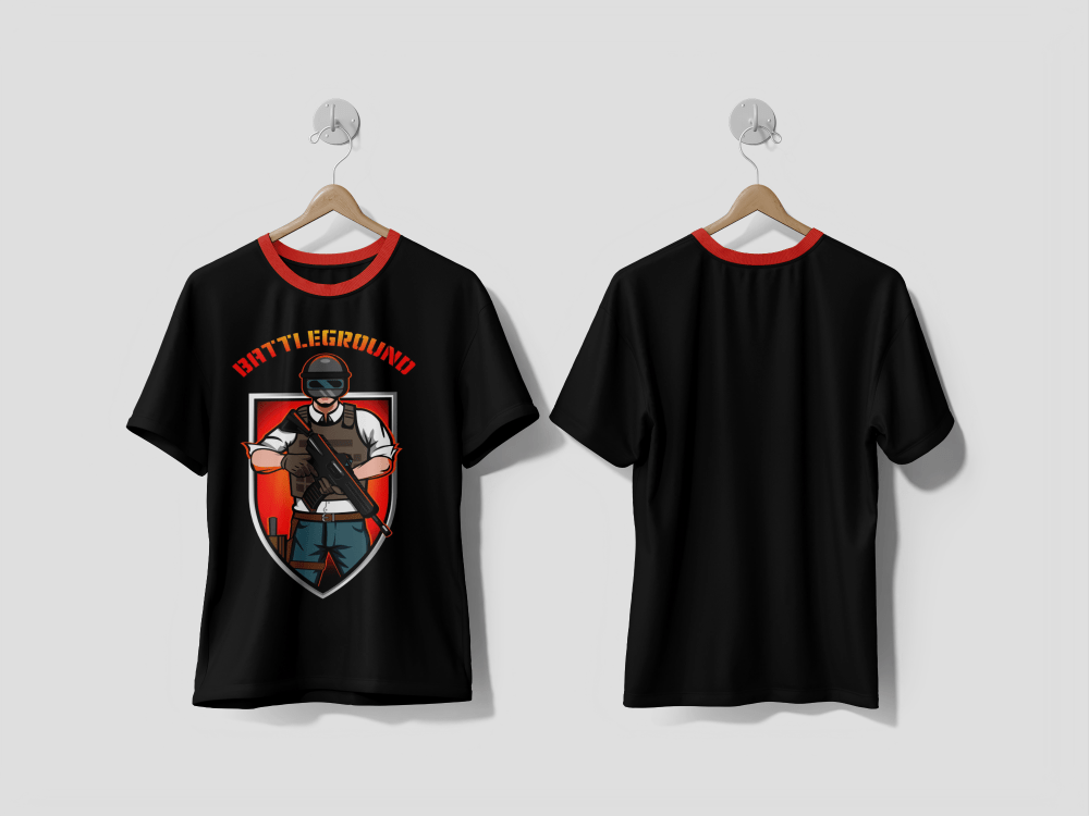 NEXT PRINT Battleground insignia printed t-shirt - Next Print