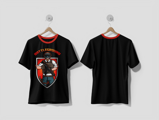 NEXT PRINT Battleground insignia printed t-shirt - Next Print