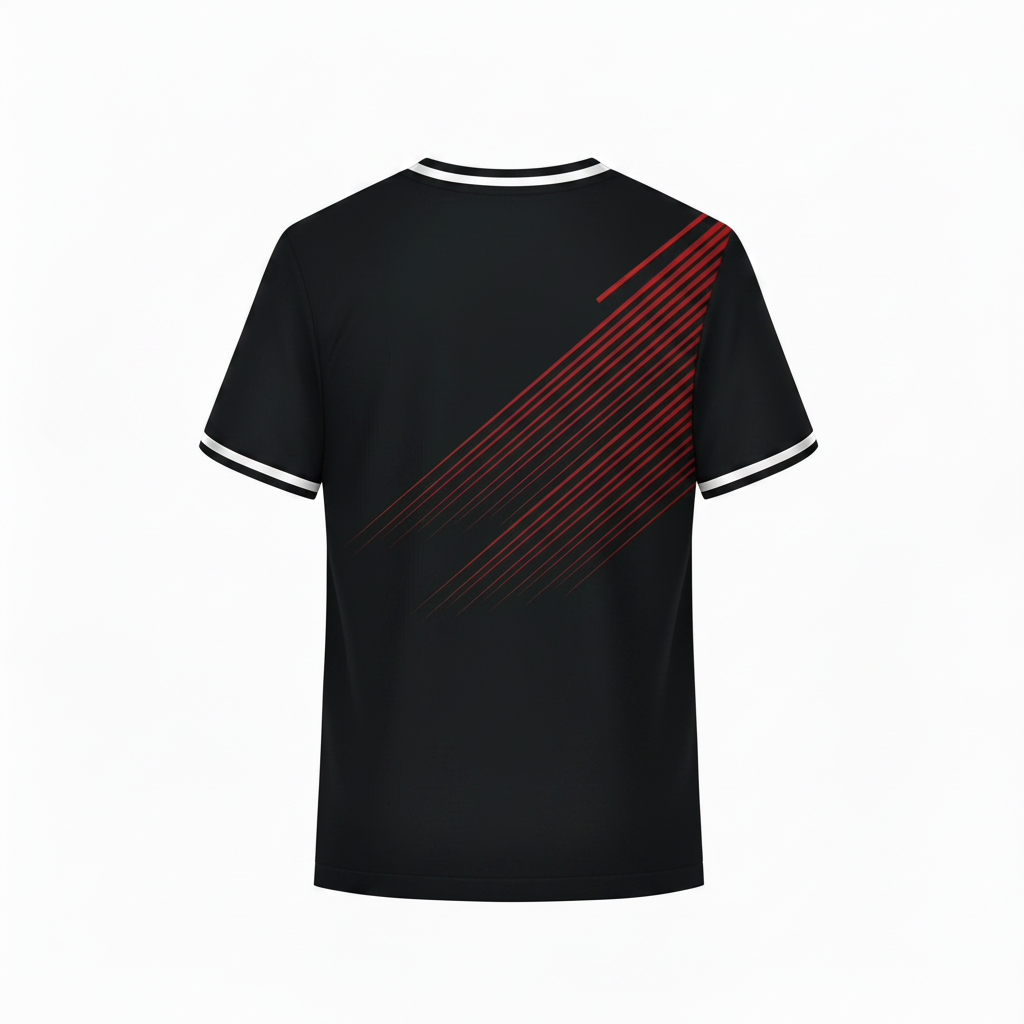 Next print Next Print Black Sports Jersey T-Shirt for Men | Custom Team Jersey | Dry Fit Athletic Wear India