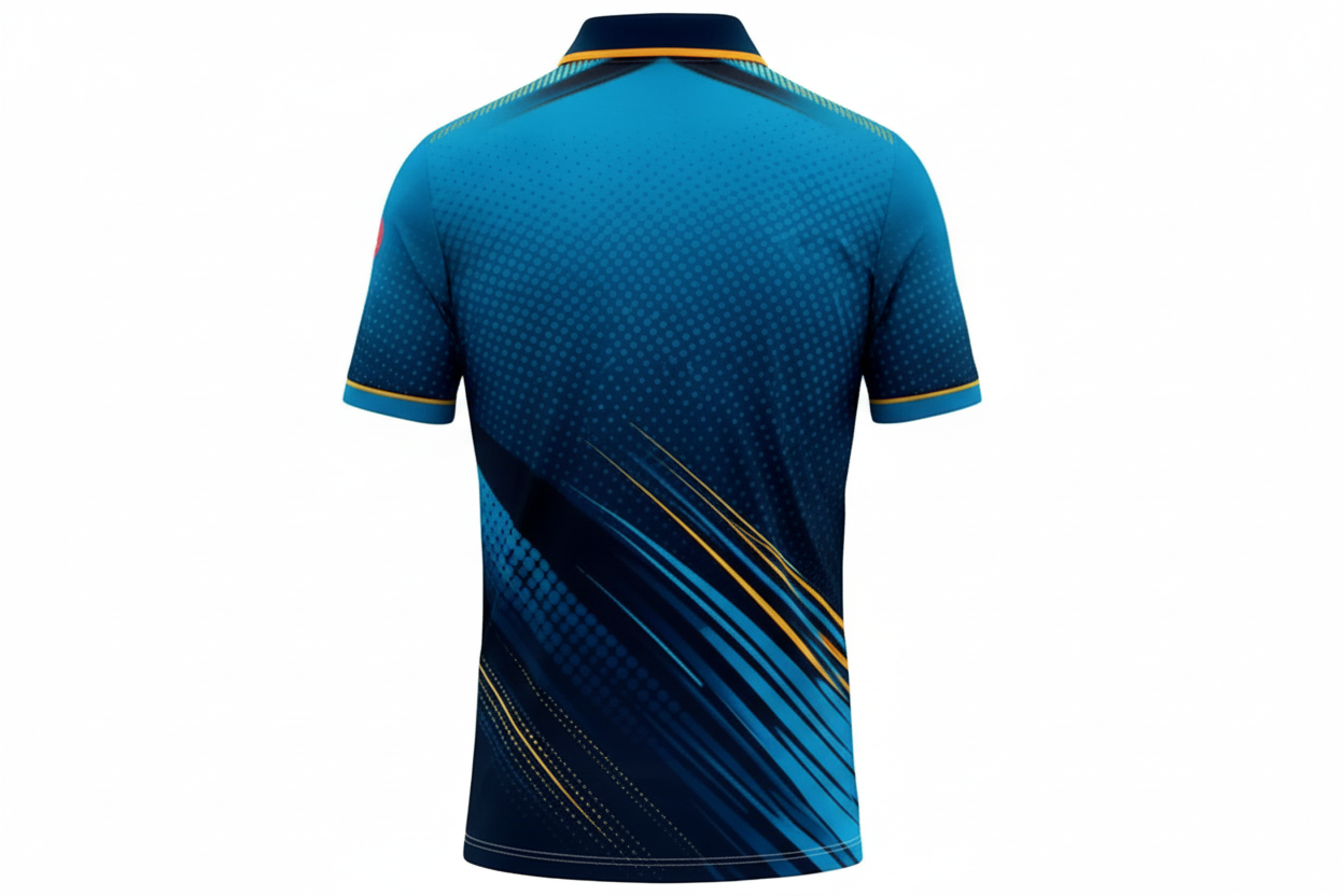 Next Print Blue Cricket Jersey RCB Style – Custom Name & Number Sublimation Sports T-Shirt India