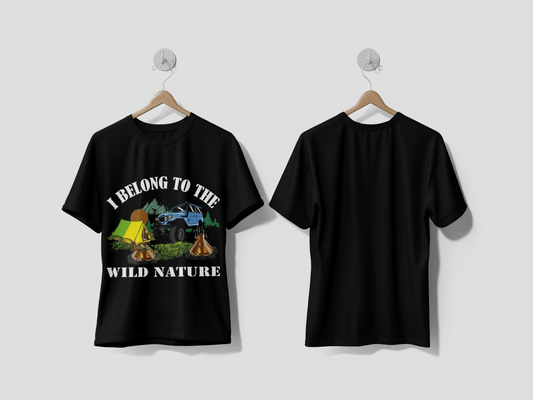 Next Print Camping Mountain and Hiking Vintage t-shirt design Camper shirt Printed T-shirt - Next Print