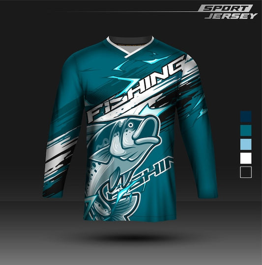 Next Print custom fishing jersey for men with UV protection long sleeve performance fishing shirt for outdoor anglers