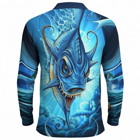 Next Print Custom Fishing  T-SHIRT  – Personalized Angler Shirt for Men & Team Fishing Wear UV Protection