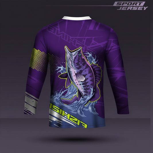 Next Print Custom Fishing  T-SHIRT  for Men & Women – Sublimation Long Sleeve Angler Shirt for Outdoor Sports & Team Fishing Wear
