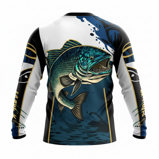 Next Print Custom Fishing  T-SHIRT  – Sublimation Long Sleeve Angler Shirt for Men & Team Fishing Wear