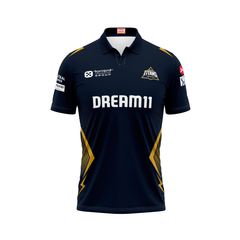 Next Print Customisable Ipl Gujrat Polo collar jersey - Next Print