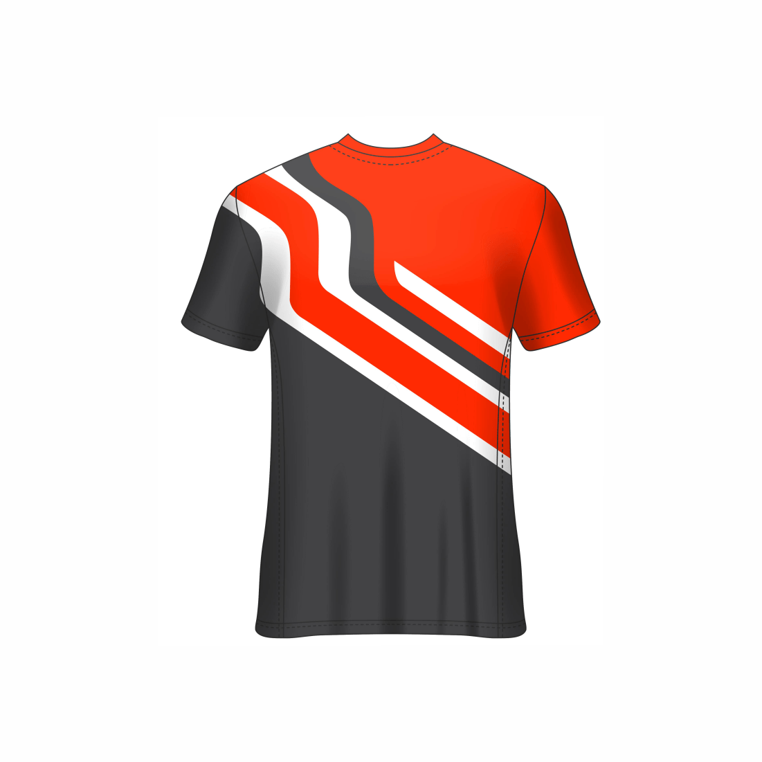 Next Print Customised All Over Printed Round Neck T-Shirt NP0000S675 - Next Print