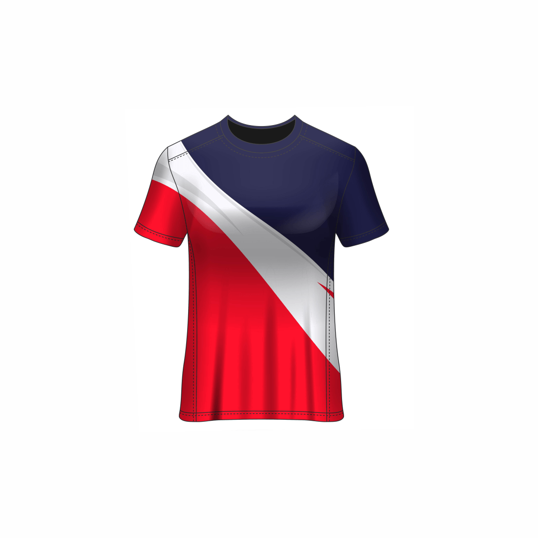 Next Print Customised All Over Printed Round Neck T-Shirt NP0000S675 - Next Print