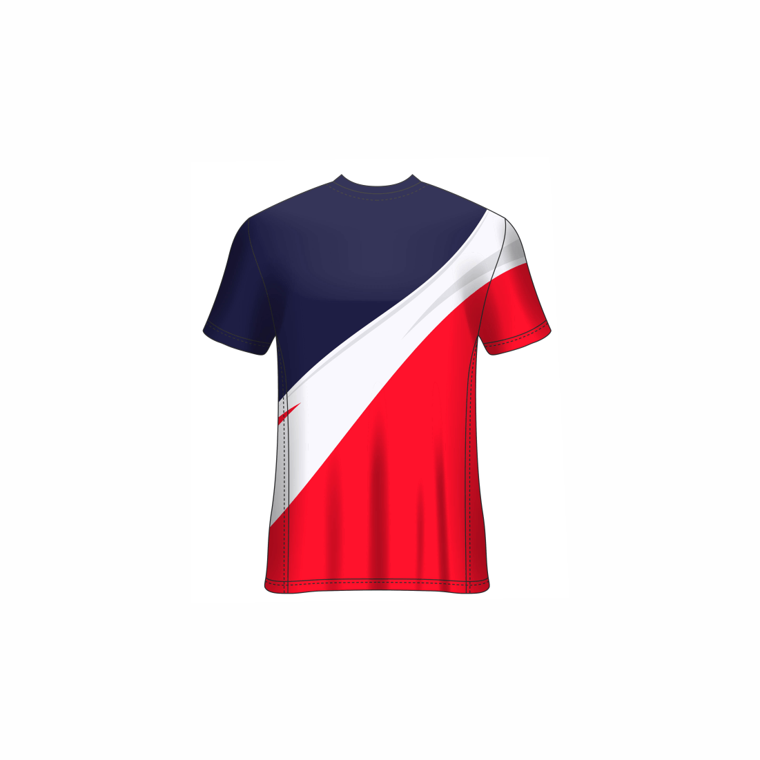 Next Print Customised All Over Printed Round Neck T-Shirt NP0000S675 - Next Print
