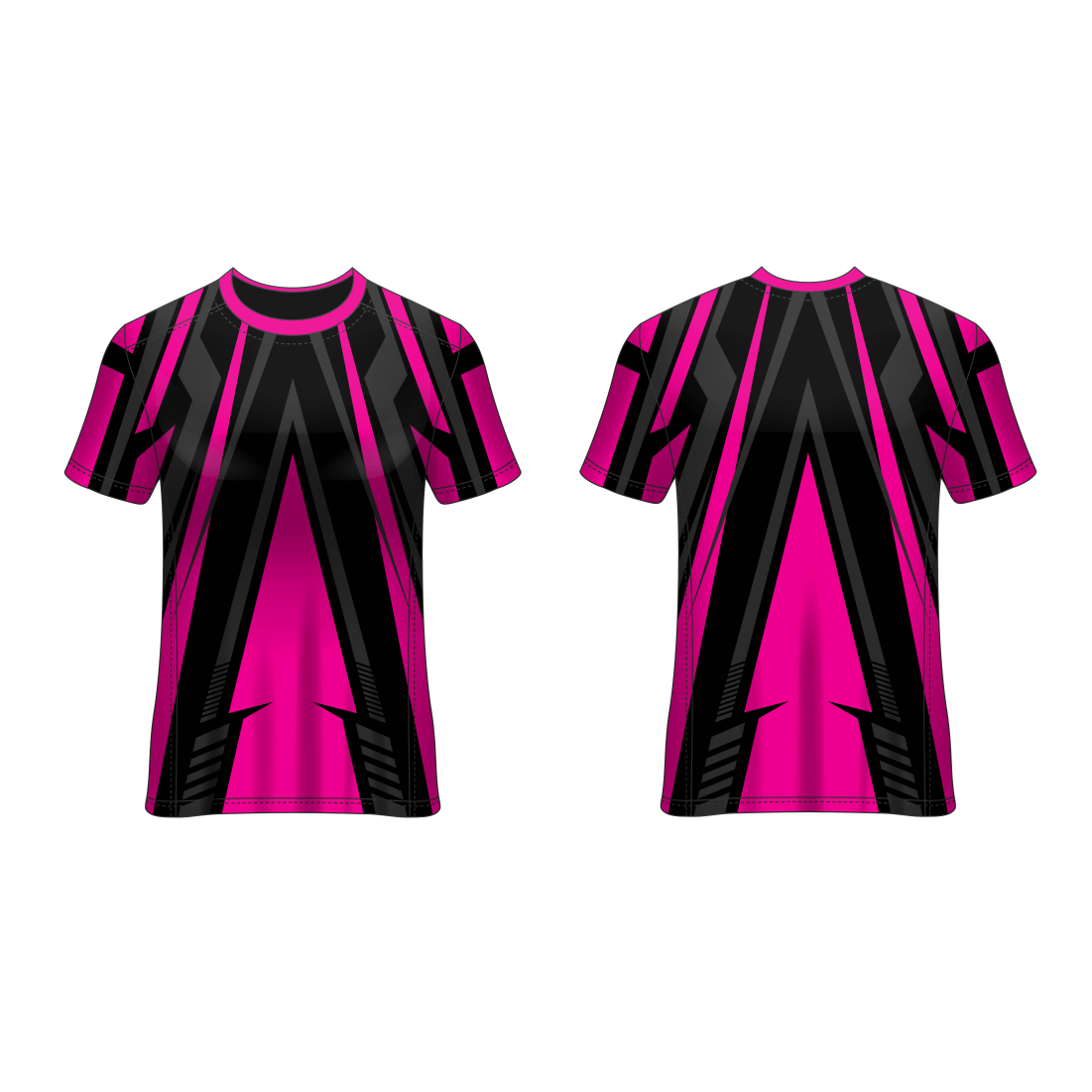 Next Print Customised All Over Printed Round Neck T-Shirt NP0000S679 - Next Print