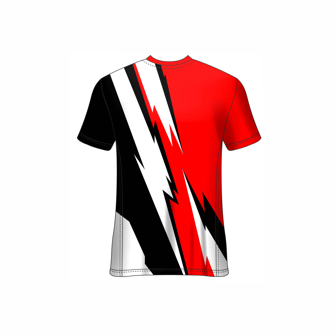 Next Print Customised All Over Printed Round Neck T-Shirt NP0000S683 - Next Print