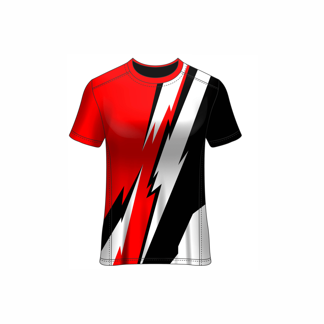 Next Print Customised All Over Printed Round Neck T-Shirt NP0000S683 - Next Print