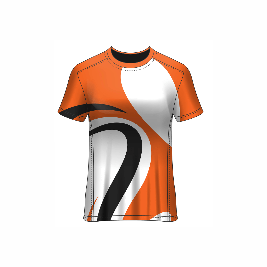 Next Print Customised All Over Printed Round Neck T-Shirt NP0000S689 - Next Print