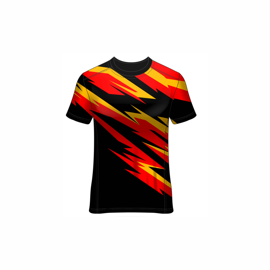 Next Print Customised All Over Printed Round Neck T-Shirt NP0000S689 - Next Print