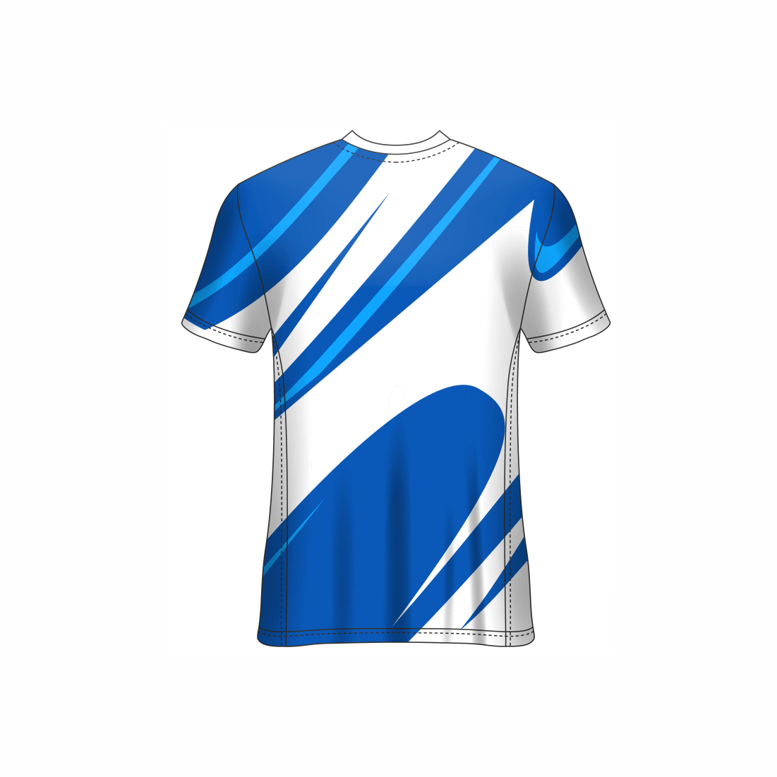 Next Print Customised All Over Printed Round Neck T-Shirt NP0000S689 - Next Print