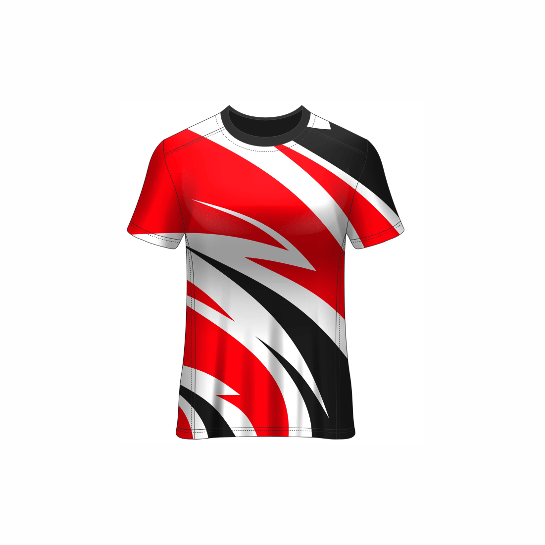 Next Print Customised All Over Printed Round Neck T-Shirt NP0000S692 - Next Print