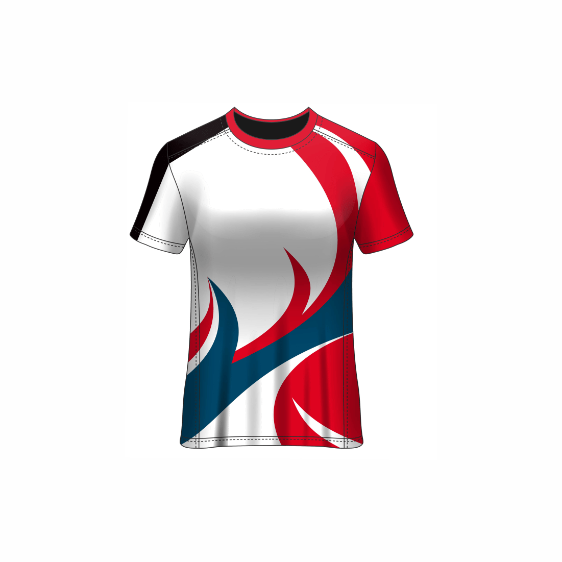 Next Print Customised All Over Printed Round Neck T-Shirt NP0000S692 - Next Print