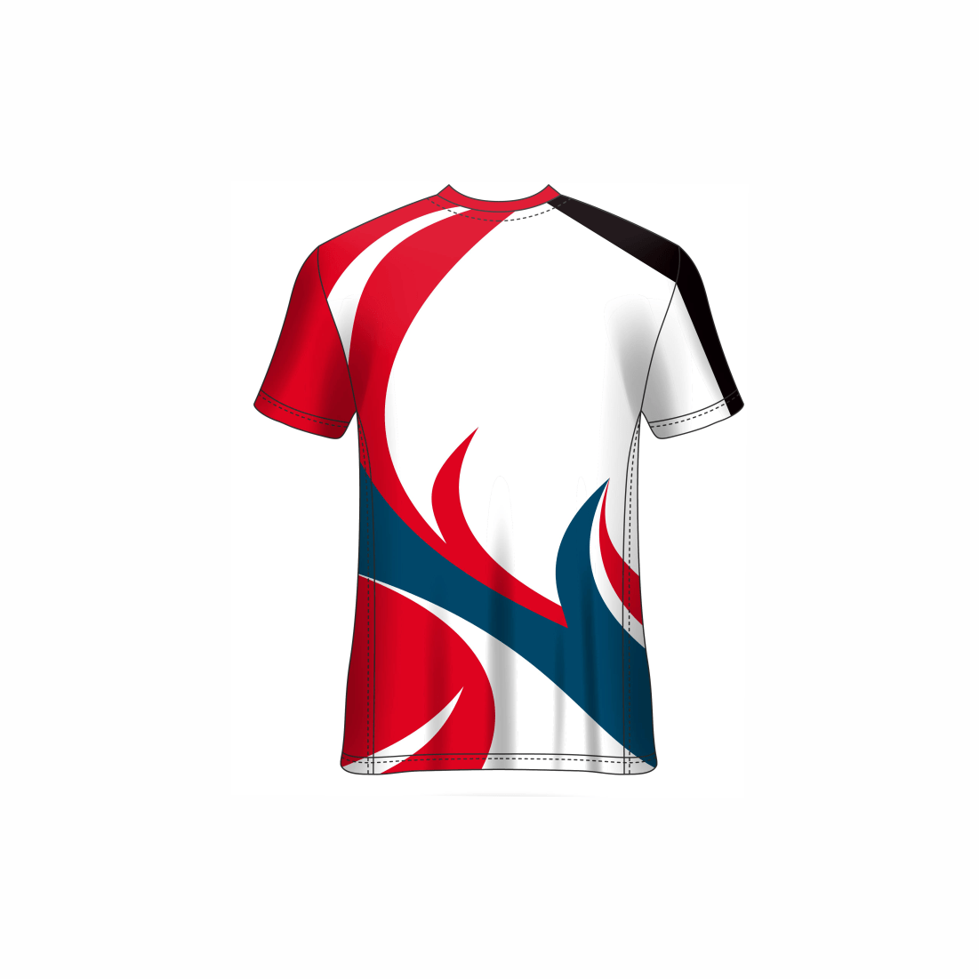 Next Print Customised All Over Printed Round Neck T-Shirt NP0000S692 - Next Print