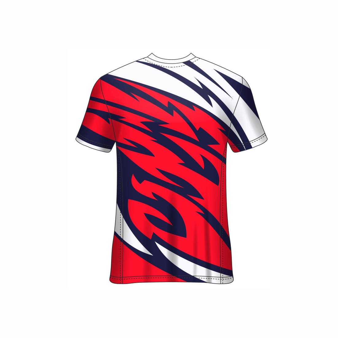 Next Print Customised All Over Printed Round Neck T-Shirt NP0000S696 - Next Print