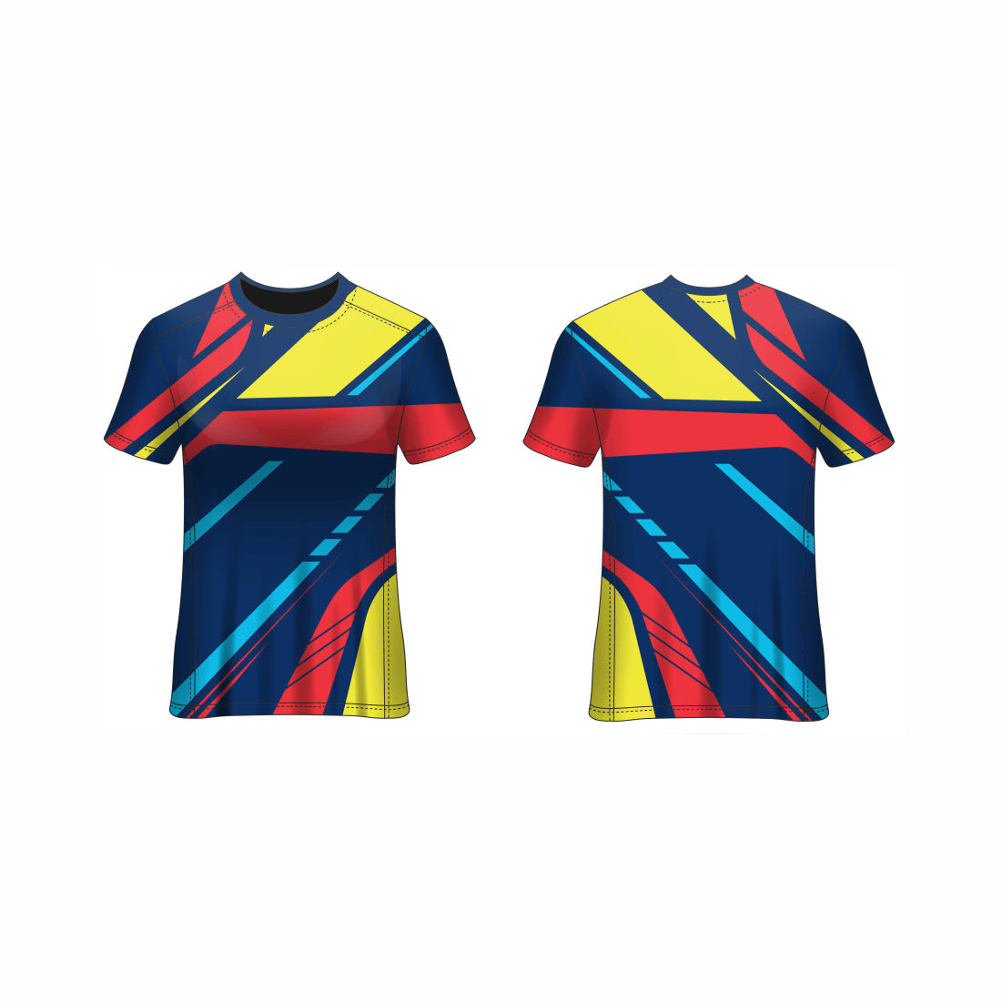 Next Print Customised All Over Printed Round Neck T-Shirt NP0000S696 - Next Print