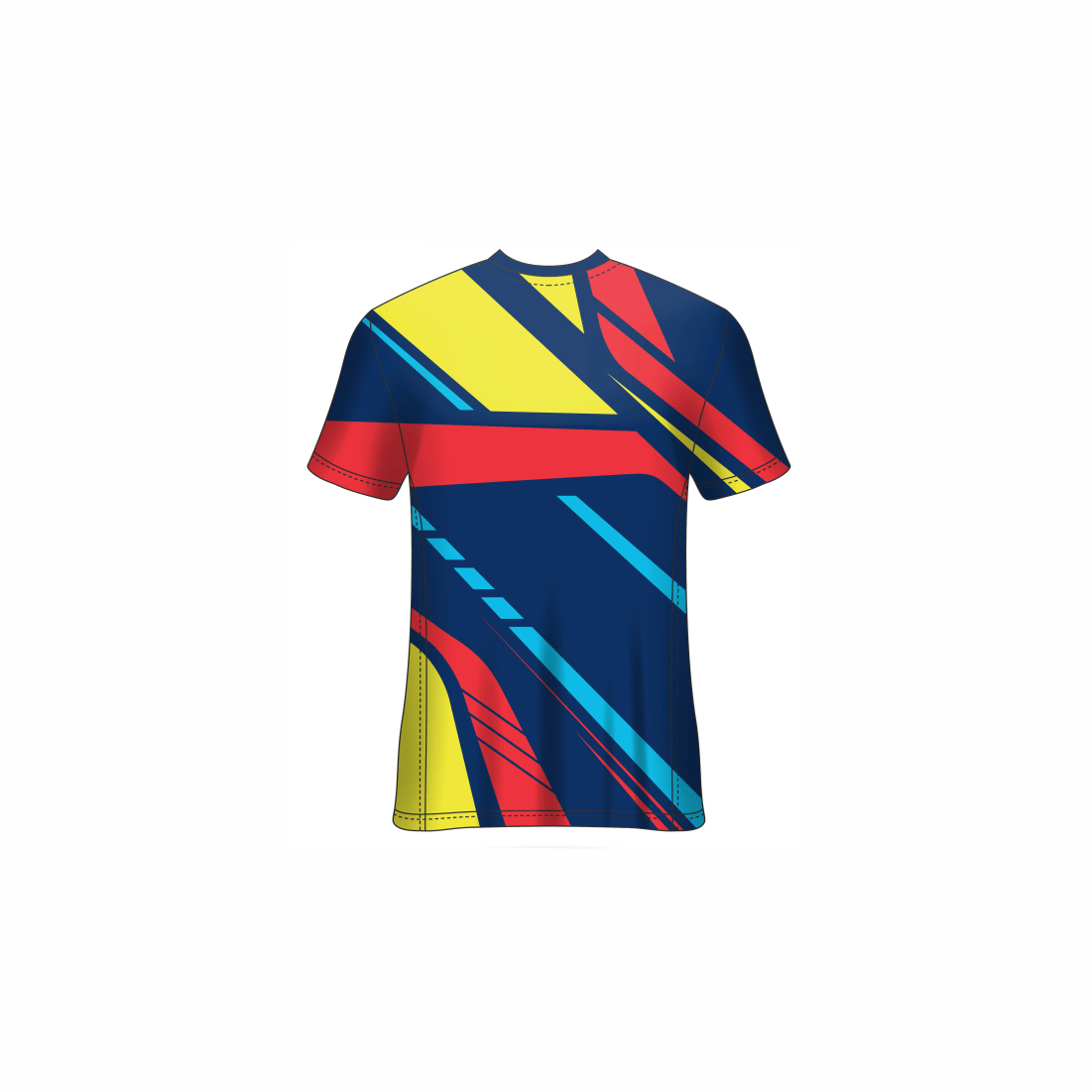 Next Print Customised All Over Printed Round Neck T-Shirt NP0000S696 - Next Print