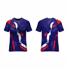 Next Print Customised All Over Printed Round Neck T-Shirt NP0000S698 - Next Print